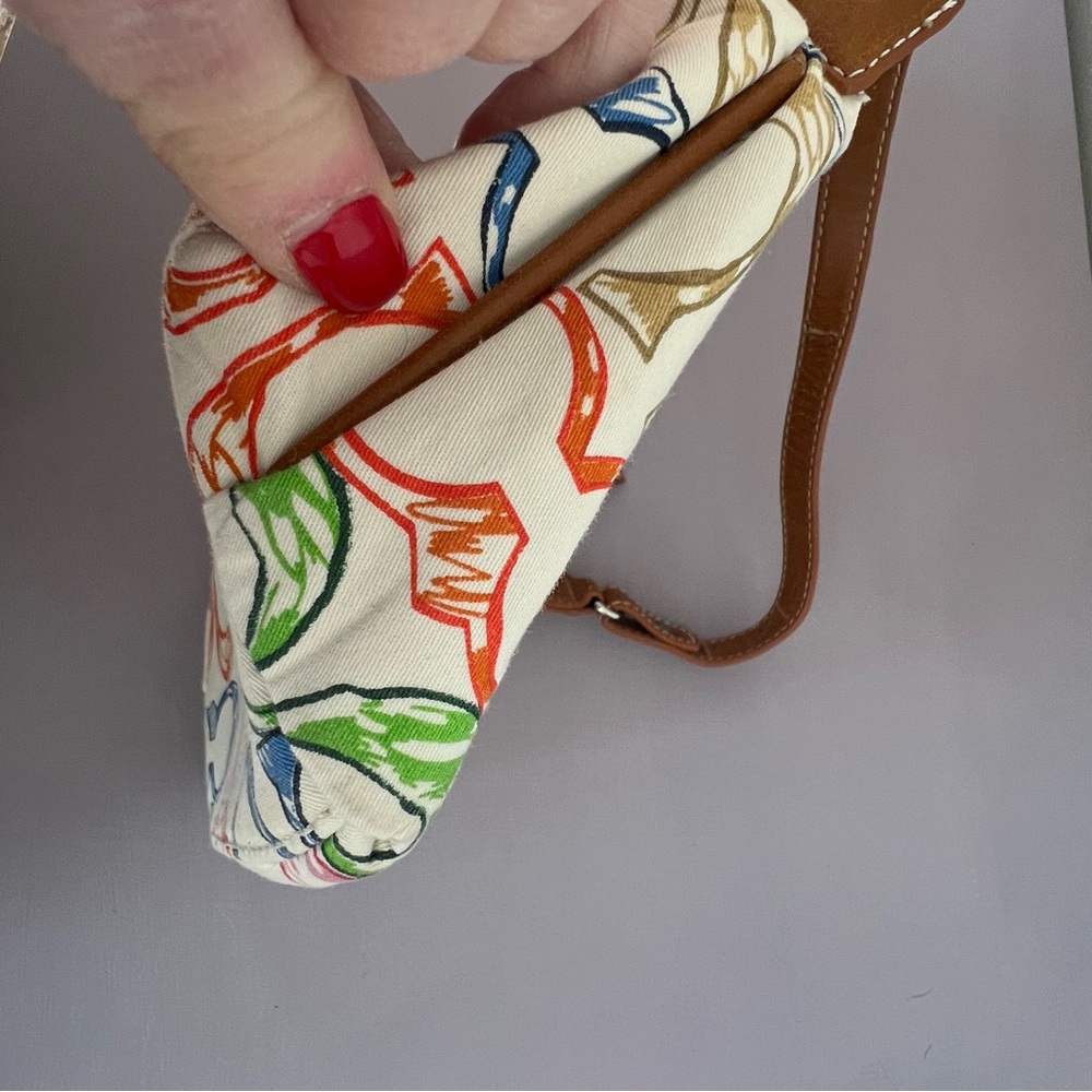 Monogrammed Coach small purse. Multicolored. Vintage. - Picture 8 of 12